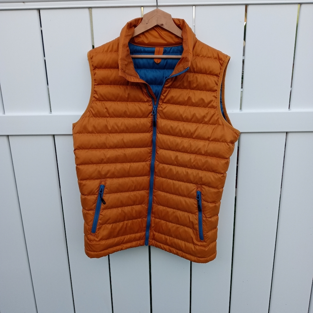 Good Threads 🟧 Burnt Orange Puffer Vest MEDIUM